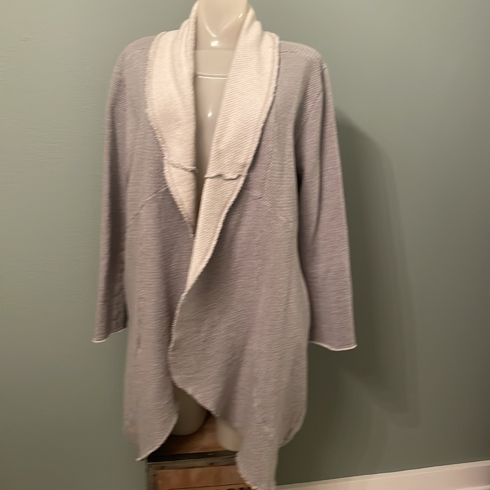 Simply Noelle Gray Cardigan Jacket with pockets